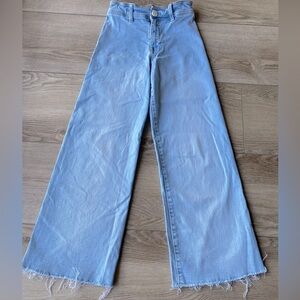 ZARA girl‘s size 11-12 jeans with wide leg